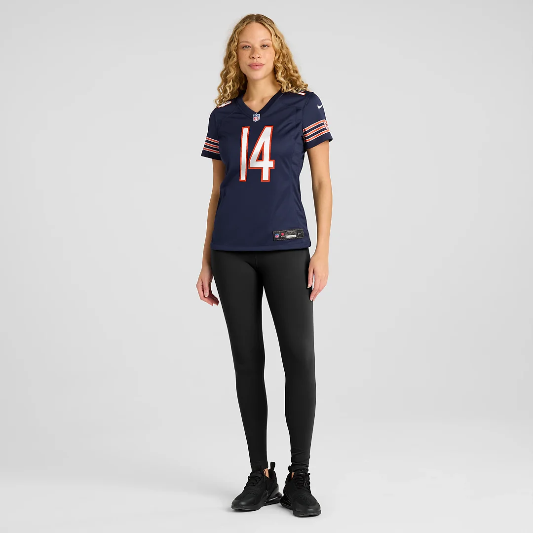 Zennovawear Kalif Raymond Chicago Bears Women's Team Game Jersey - Navy