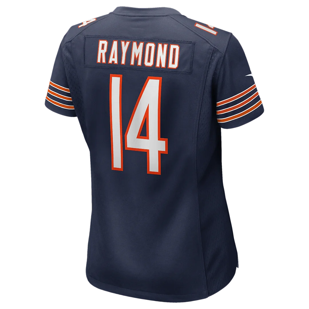 Zennovawear Kalif Raymond Chicago Bears Women's Team Game Jersey - Navy