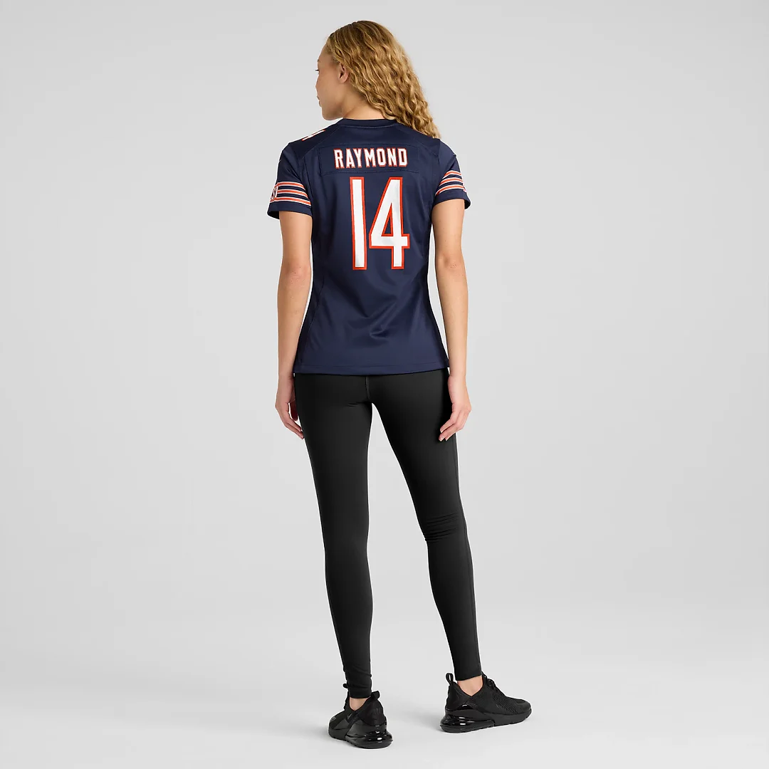 Zennovawear Kalif Raymond Chicago Bears Women's Team Game Jersey - Navy