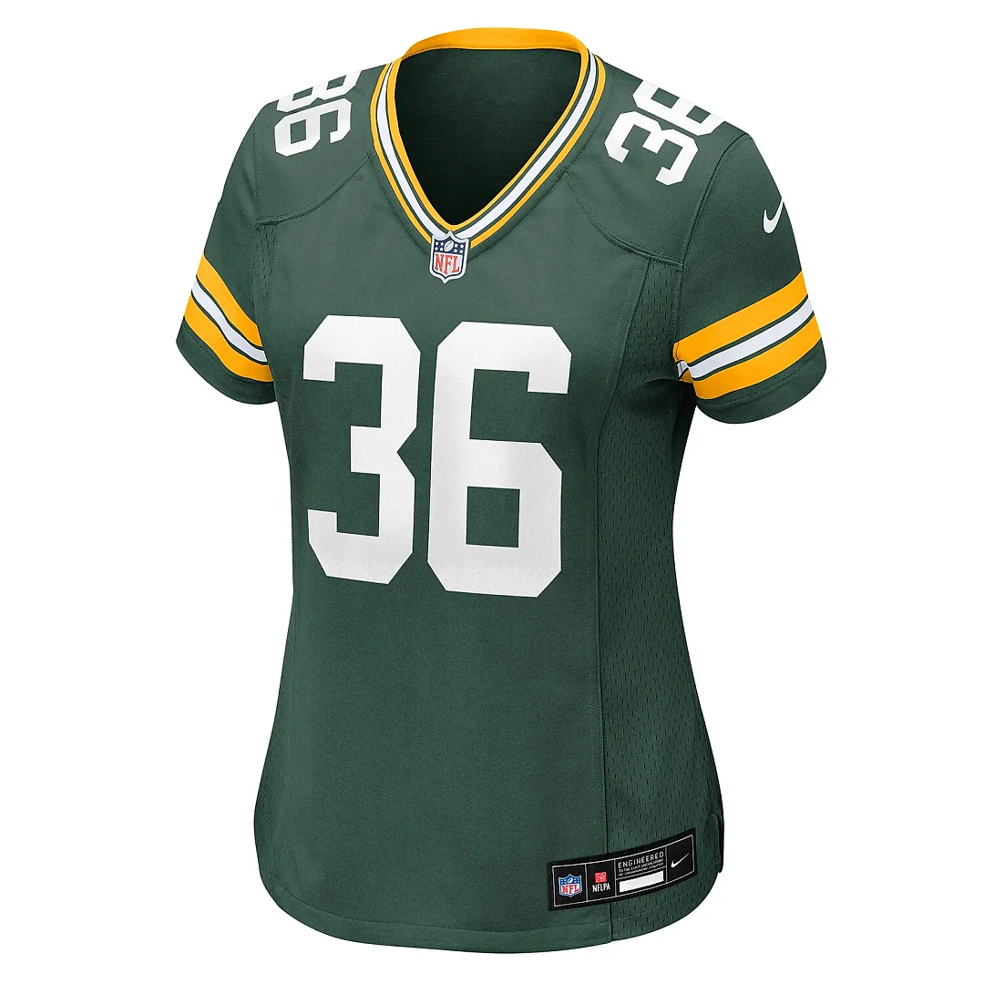 Zennovawear Kamal Hadden Green Bay Packers Women's Team Game Jersey - Green