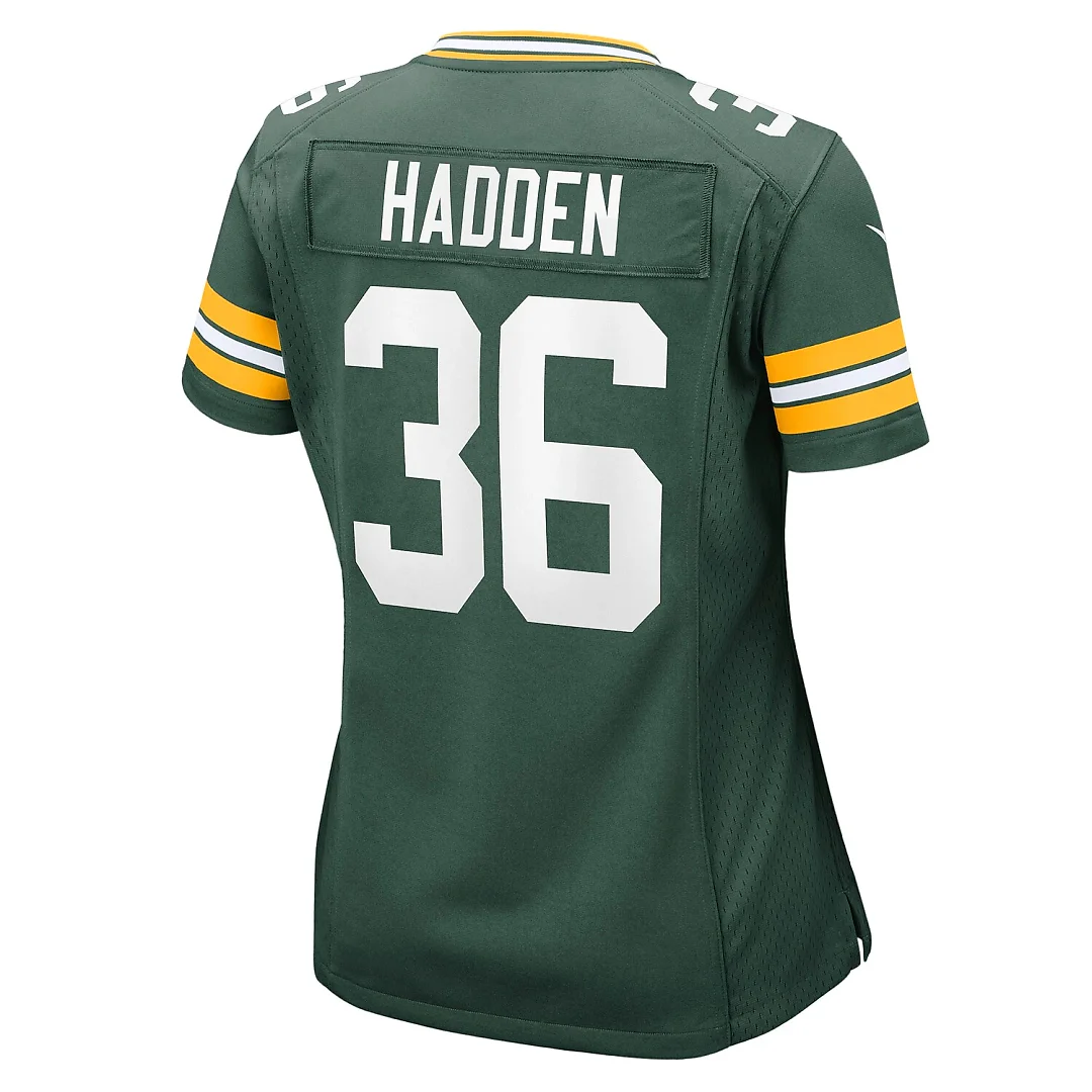 Zennovawear Kamal Hadden Green Bay Packers Women's Team Game Jersey - Green