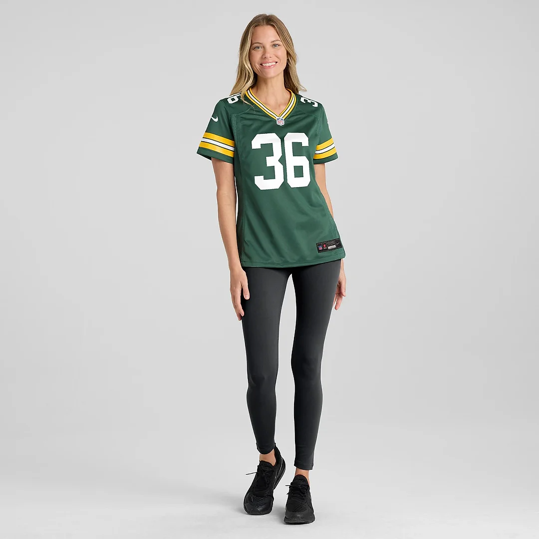 Zennovawear Kamal Hadden Green Bay Packers Women's Team Game Jersey - Green