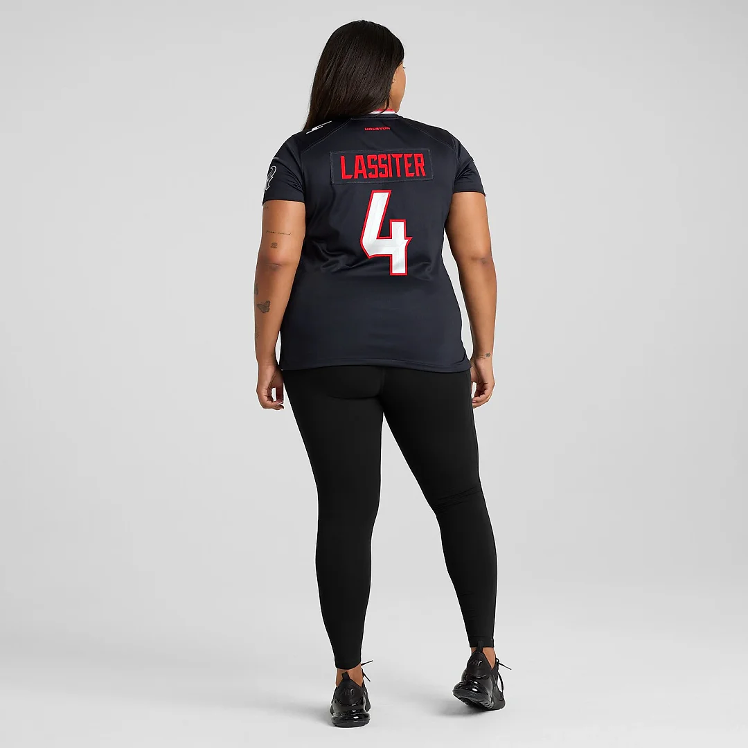 Zennovawear Kamari Lassiter Houston Texans Women's Team Game Jersey - Navy