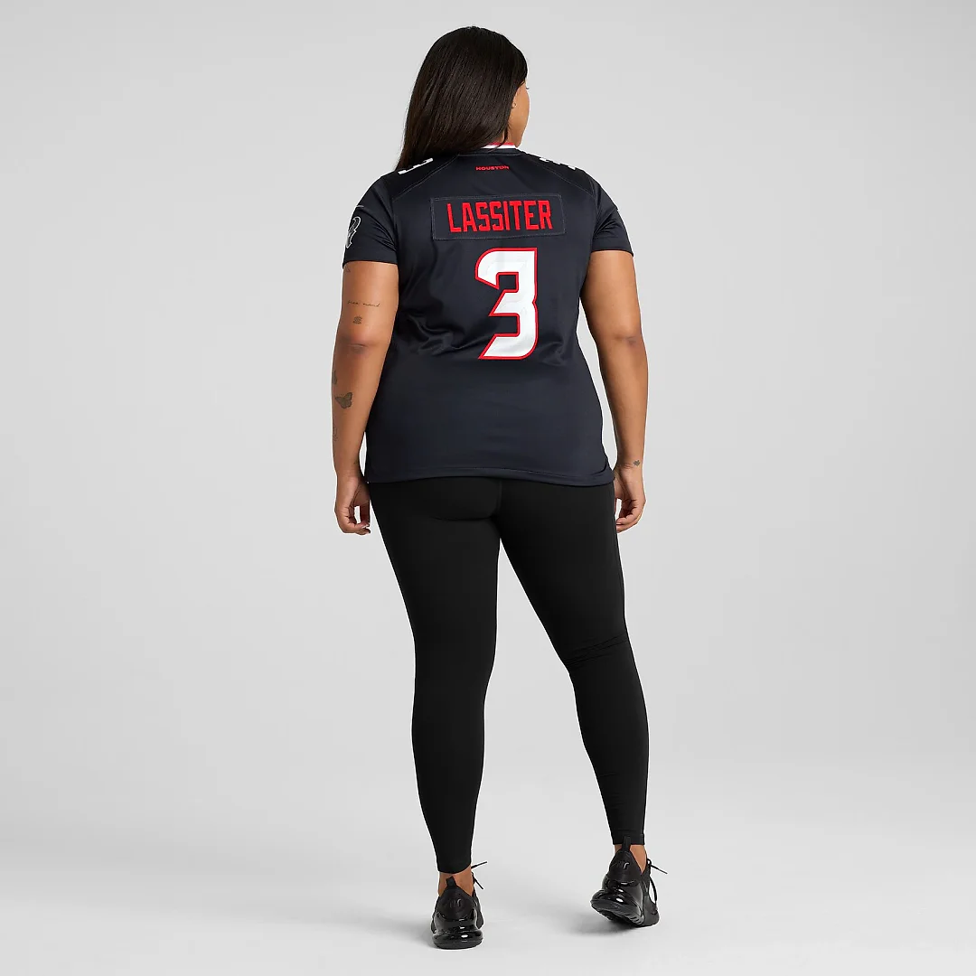 Zennovawear Kamari Lassiter Houston Texans Women's Team Game Jersey - Navy