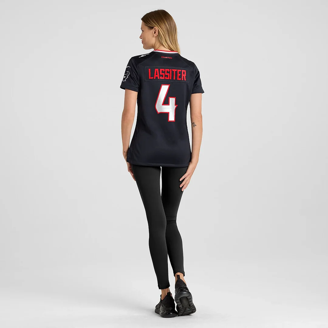 Zennovawear Kamari Lassiter Houston Texans Women's Team Game Jersey - Navy