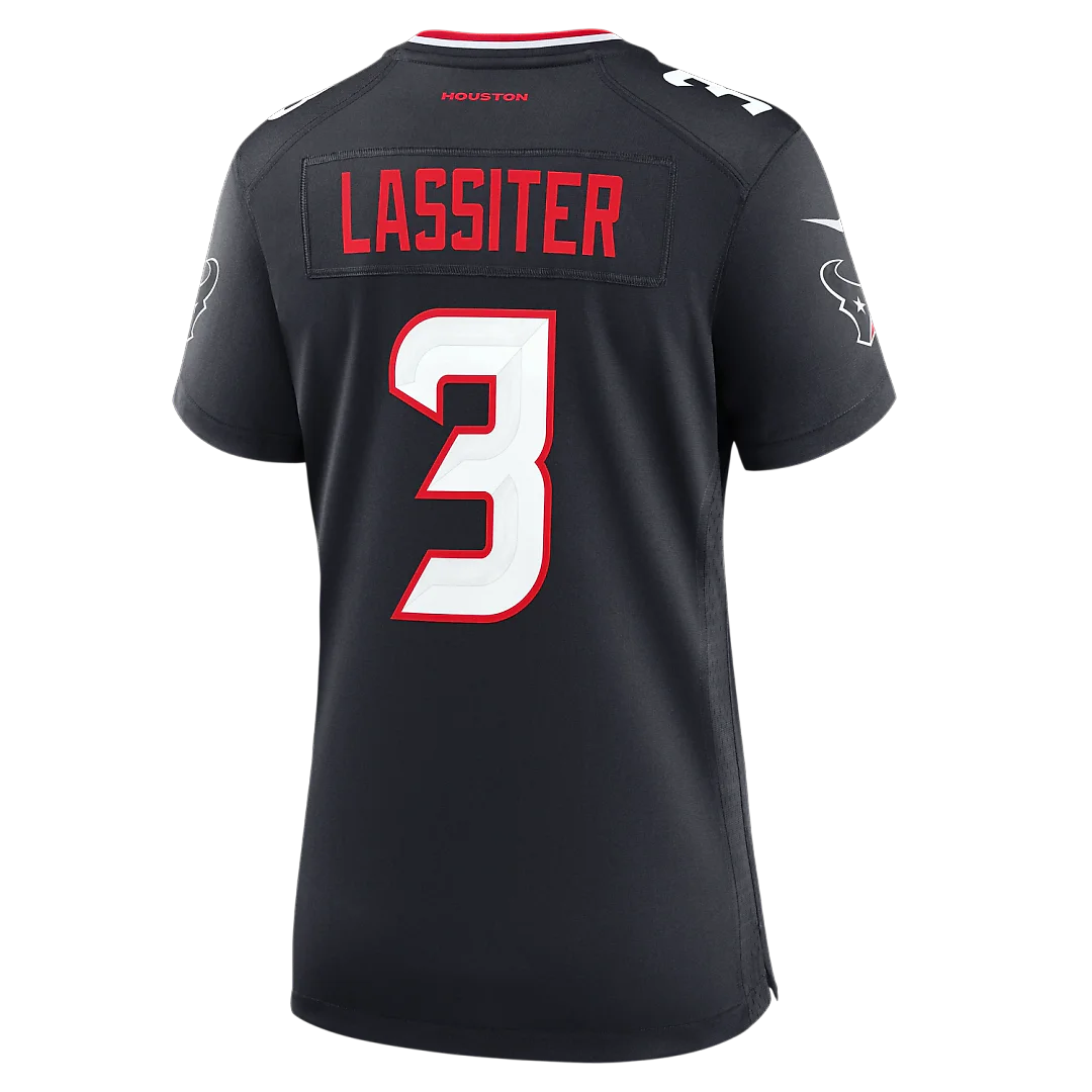 Zennovawear Kamari Lassiter Houston Texans Women's Team Game Jersey - Navy