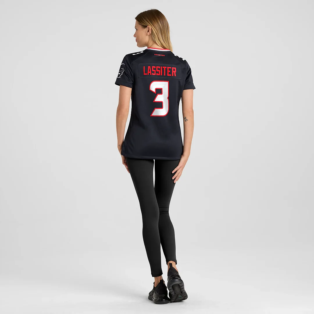 Zennovawear Kamari Lassiter Houston Texans Women's Team Game Jersey - Navy