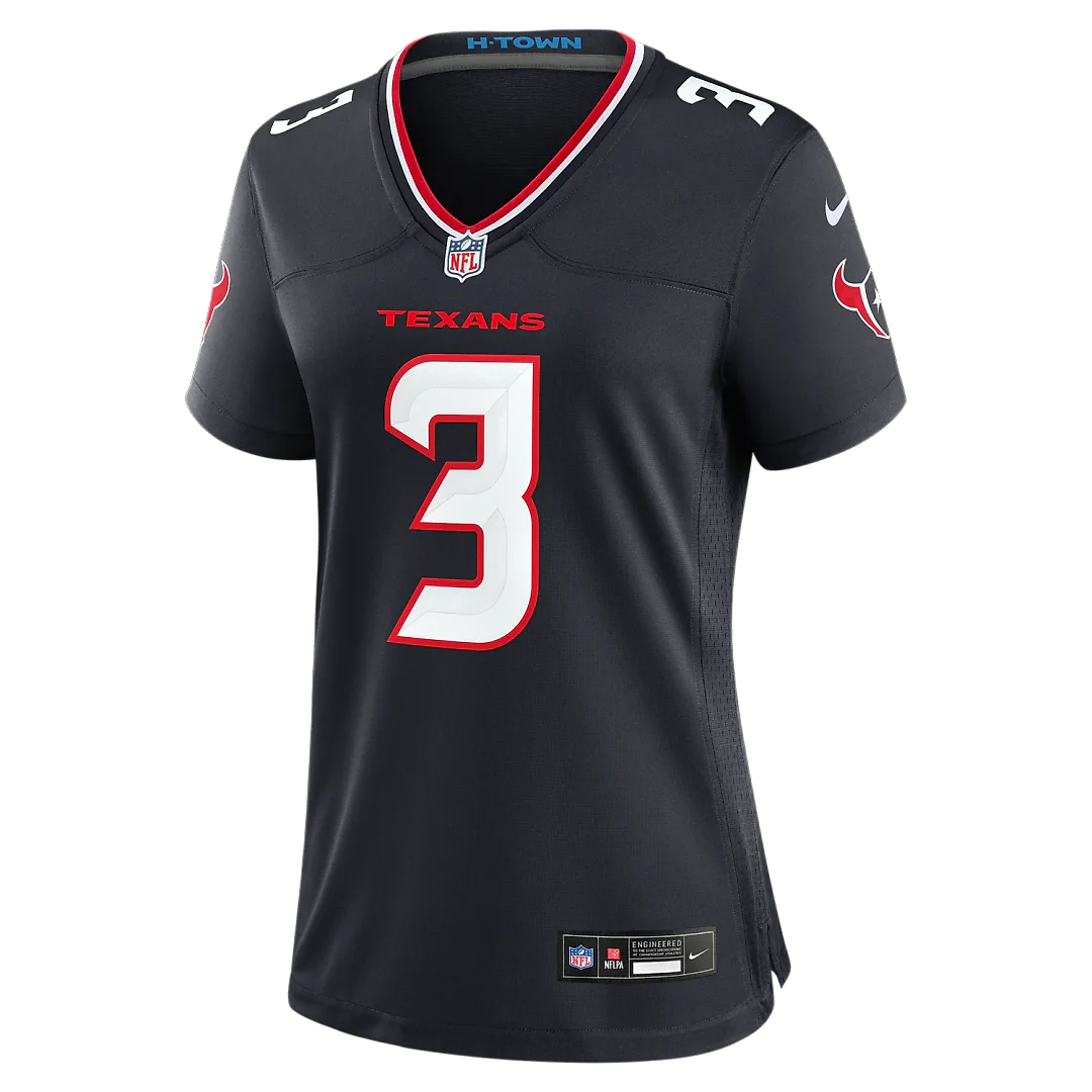 Zennovawear Kamari Lassiter Houston Texans Women's Team Game Jersey - Navy