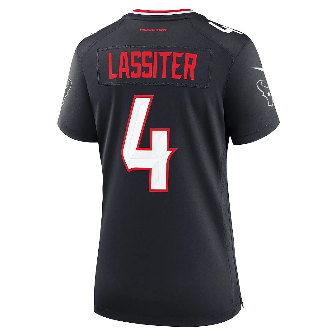Zennovawear Kamari Lassiter Houston Texans Women's Team Game Jersey - Navy