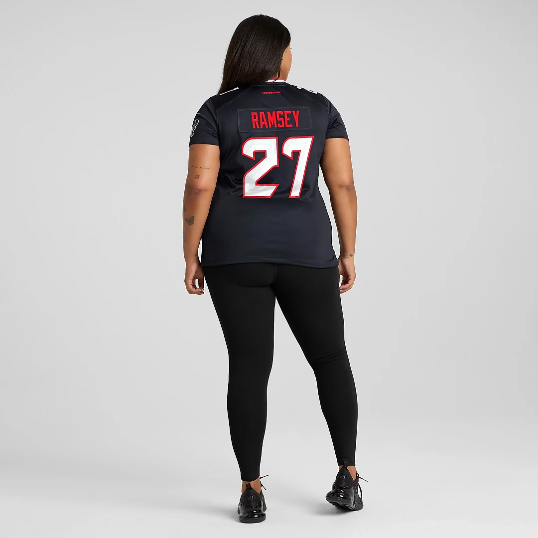 Zennovawear Kamari Ramsey Houston Texans Women's Team Game Jersey - Navy
