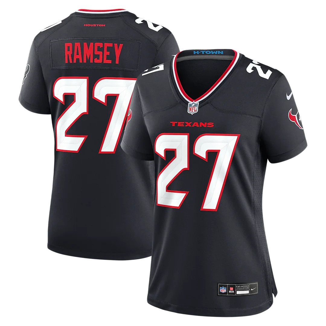 Zennovawear Kamari Ramsey Houston Texans Women's Team Game Jersey - Navy