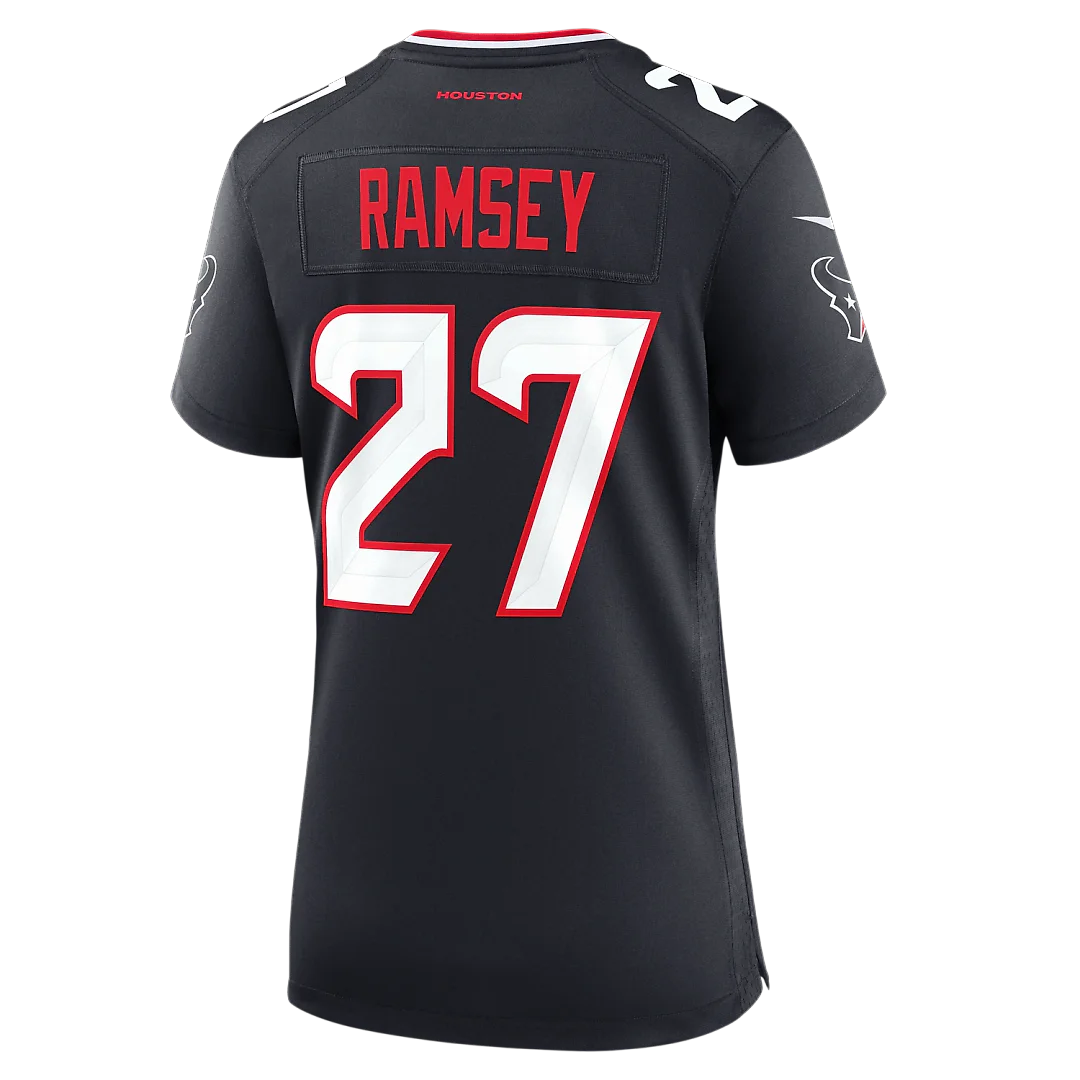Zennovawear Kamari Ramsey Houston Texans Women's Team Game Jersey - Navy