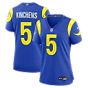 Zennovawear Kamren Kinchens Los Angeles Rams Women's Team Game Jersey - Royal