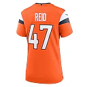 Zennovawear Karene Reid Denver Broncos Women's Team Game Jersey - Orange