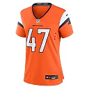 Zennovawear Karene Reid Denver Broncos Women's Team Game Jersey - Orange