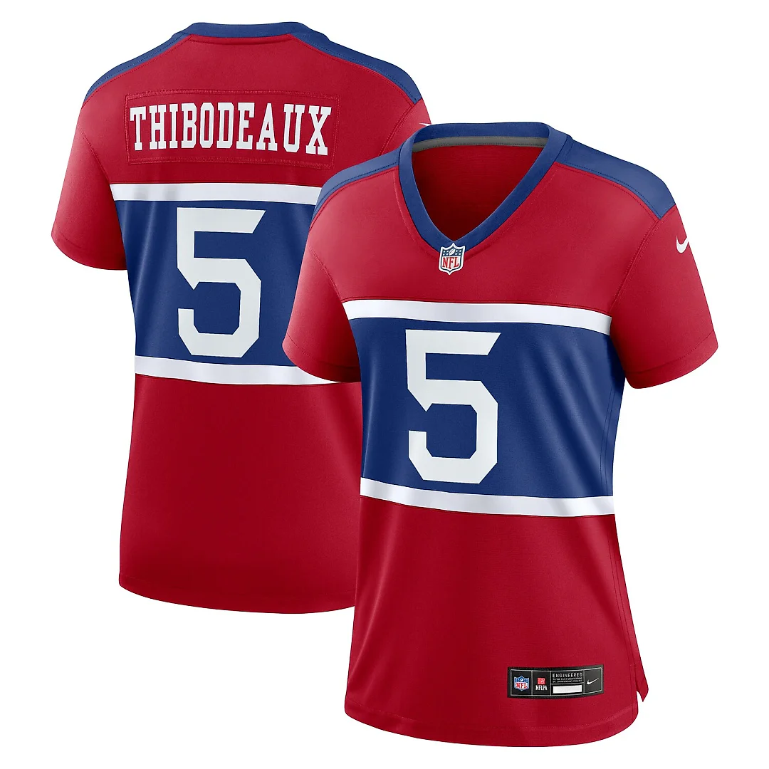 Zennovawear Kayvon Thibodeaux New York Giants Women's Alternate Player Game Jersey - Century Red