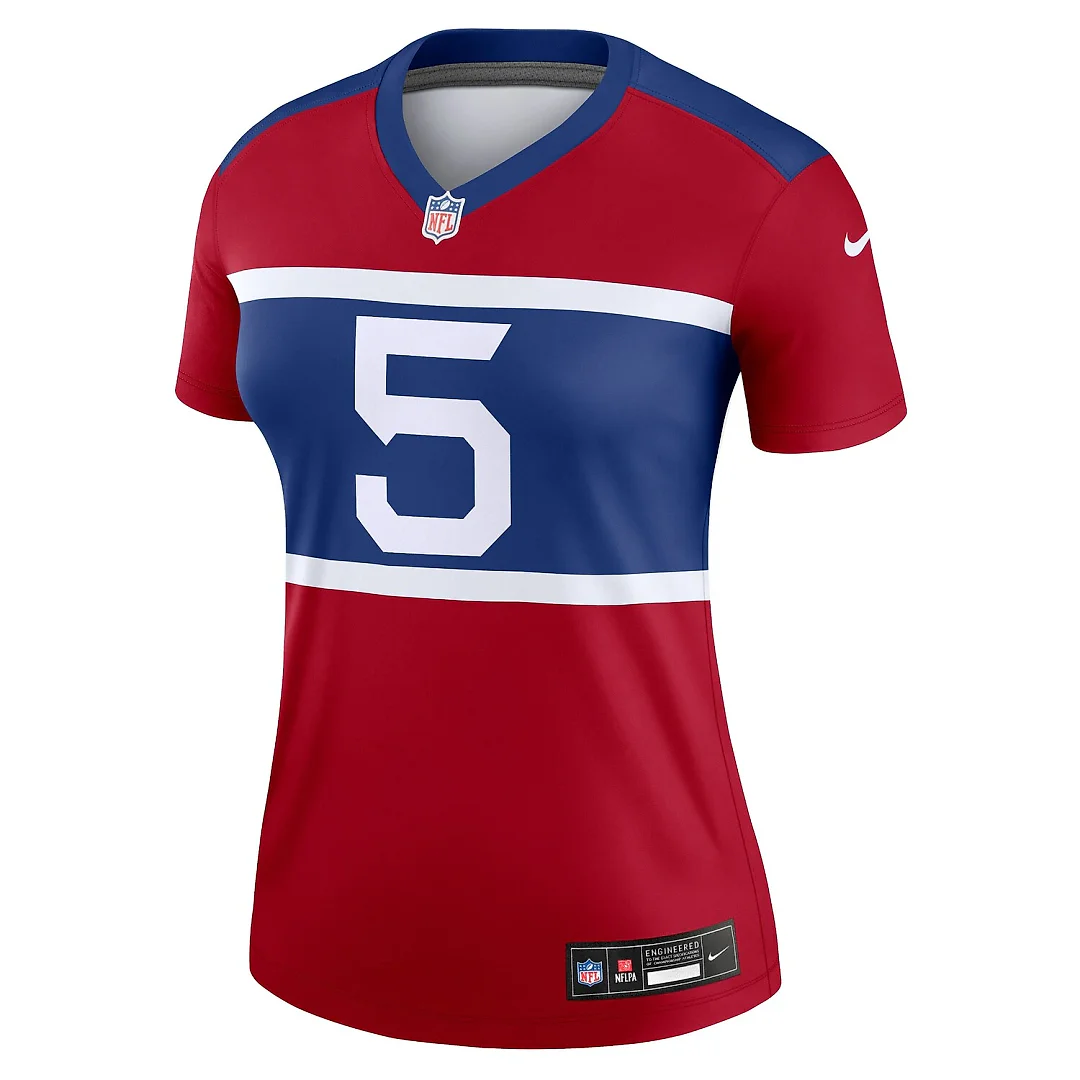 Zennovawear Kayvon Thibodeaux New York Giants Women's Alternate Legend Player Performance Top - Red
