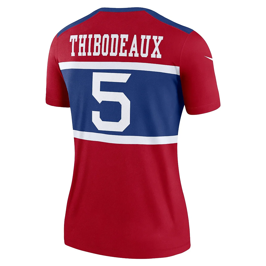 Zennovawear Kayvon Thibodeaux New York Giants Women's Alternate Legend Player Performance Top - Red