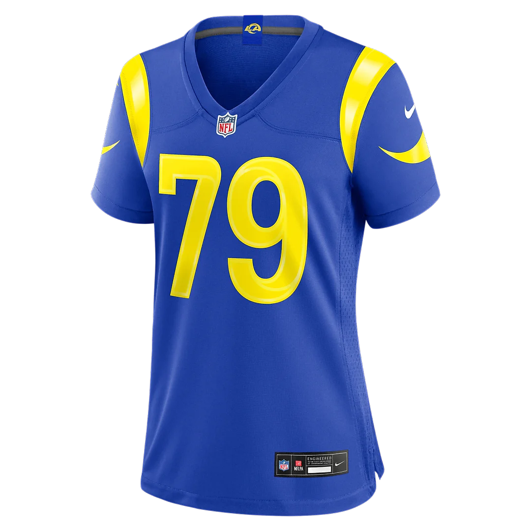 Zennovawear Keagen Trost Los Angeles Rams Women's Team Game Jersey - Royal