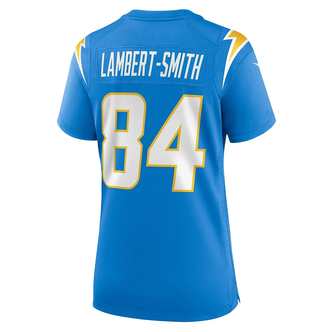 Zennovawear KeAndre Lambert-Smith Los Angeles Chargers Women's Team Game Jersey - Powder Blue