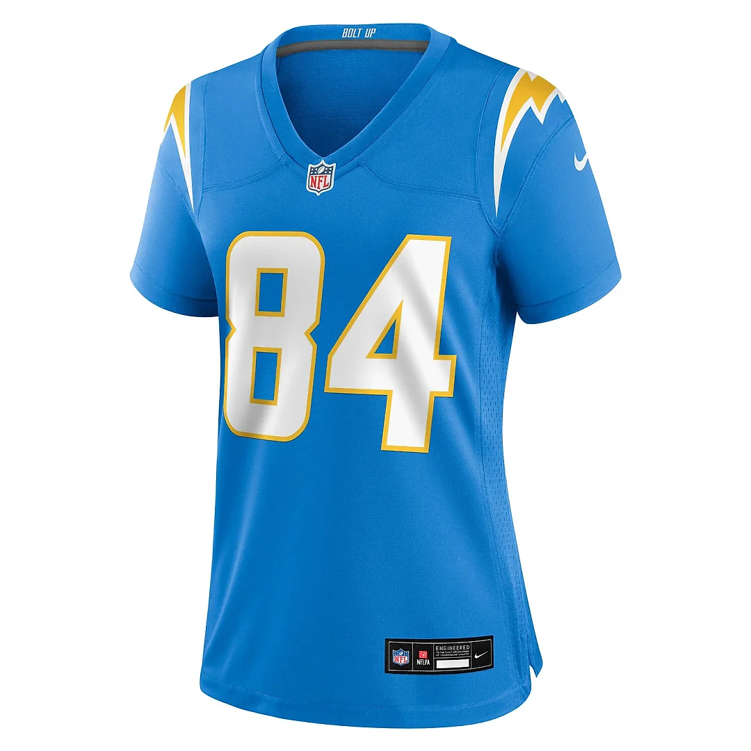 Zennovawear KeAndre Lambert-Smith Los Angeles Chargers Women's Team Game Jersey - Powder Blue