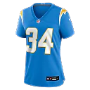 Zennovawear Keaton Mitchell Los Angeles Chargers Women's Team Game Jersey - Powder Blue