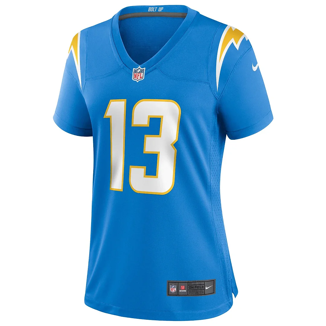 Zennovawear Keenan Allen Los Angeles Chargers Women's Game Jersey - Powder Blue