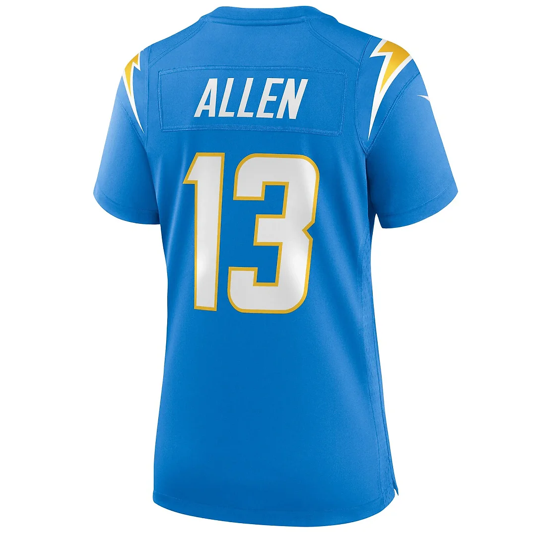Zennovawear Keenan Allen Los Angeles Chargers Women's Game Jersey - Powder Blue