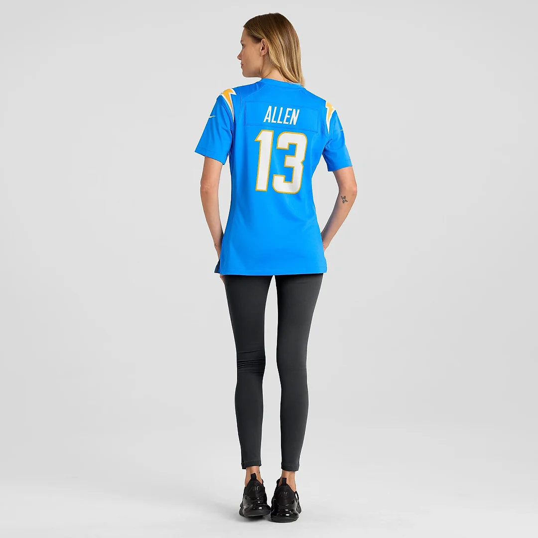 Zennovawear Keenan Allen Los Angeles Chargers Women's Game Jersey - Powder Blue