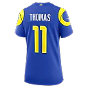 Zennovawear Keir Thomas Los Angeles Rams Women's Team Game Jersey - Royal