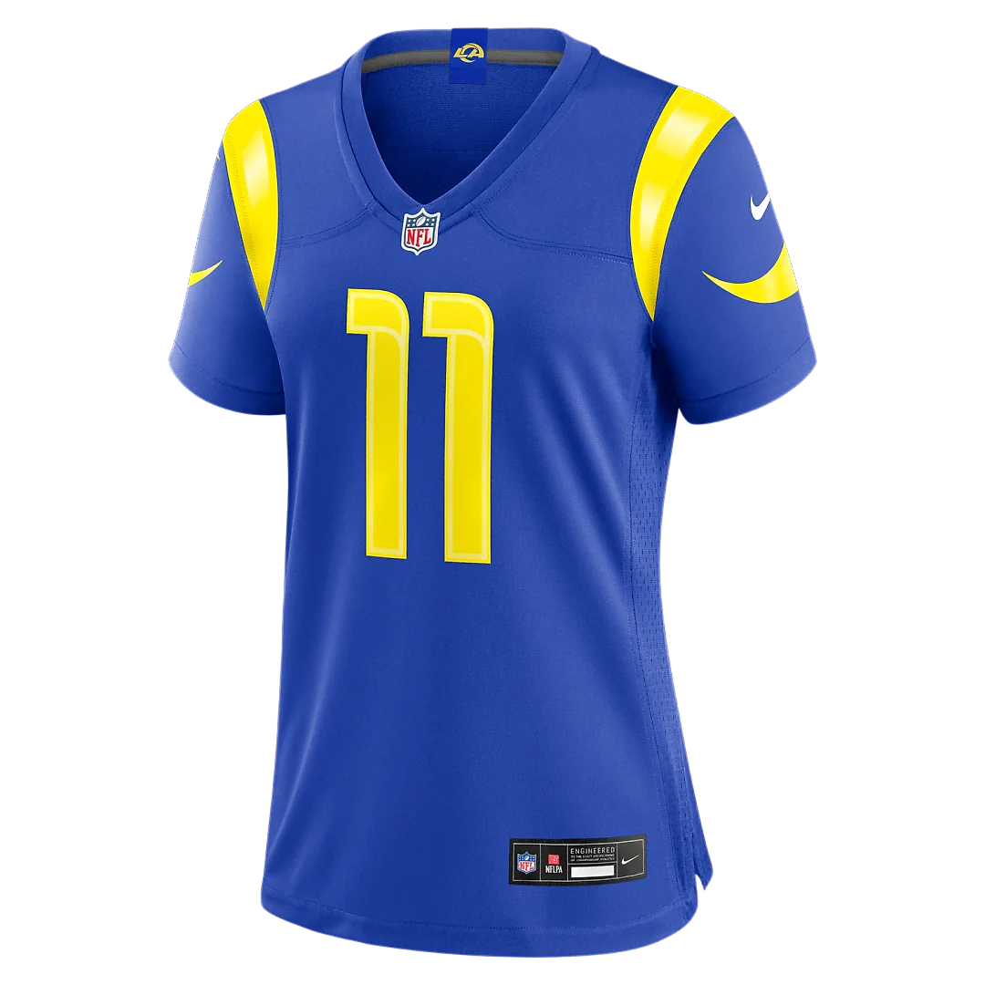 Zennovawear Keir Thomas Los Angeles Rams Women's Team Game Jersey - Royal