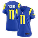 Zennovawear Keir Thomas Los Angeles Rams Women's Team Game Jersey - Royal