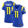 Zennovawear Keir Thomas Los Angeles Rams Women's Team Game Jersey - Royal