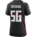 Zennovawear Keith Brooking Atlanta Falcons Women's Game Retired Player Jersey - Black