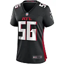 Zennovawear Keith Brooking Atlanta Falcons Women's Game Retired Player Jersey - Black