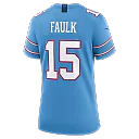 Zennovawear Keldric Faulk Tennessee Titans Women's Team Game Jersey - Light Blue