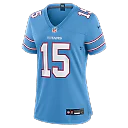 Zennovawear Keldric Faulk Tennessee Titans Women's Team Game Jersey - Light Blue