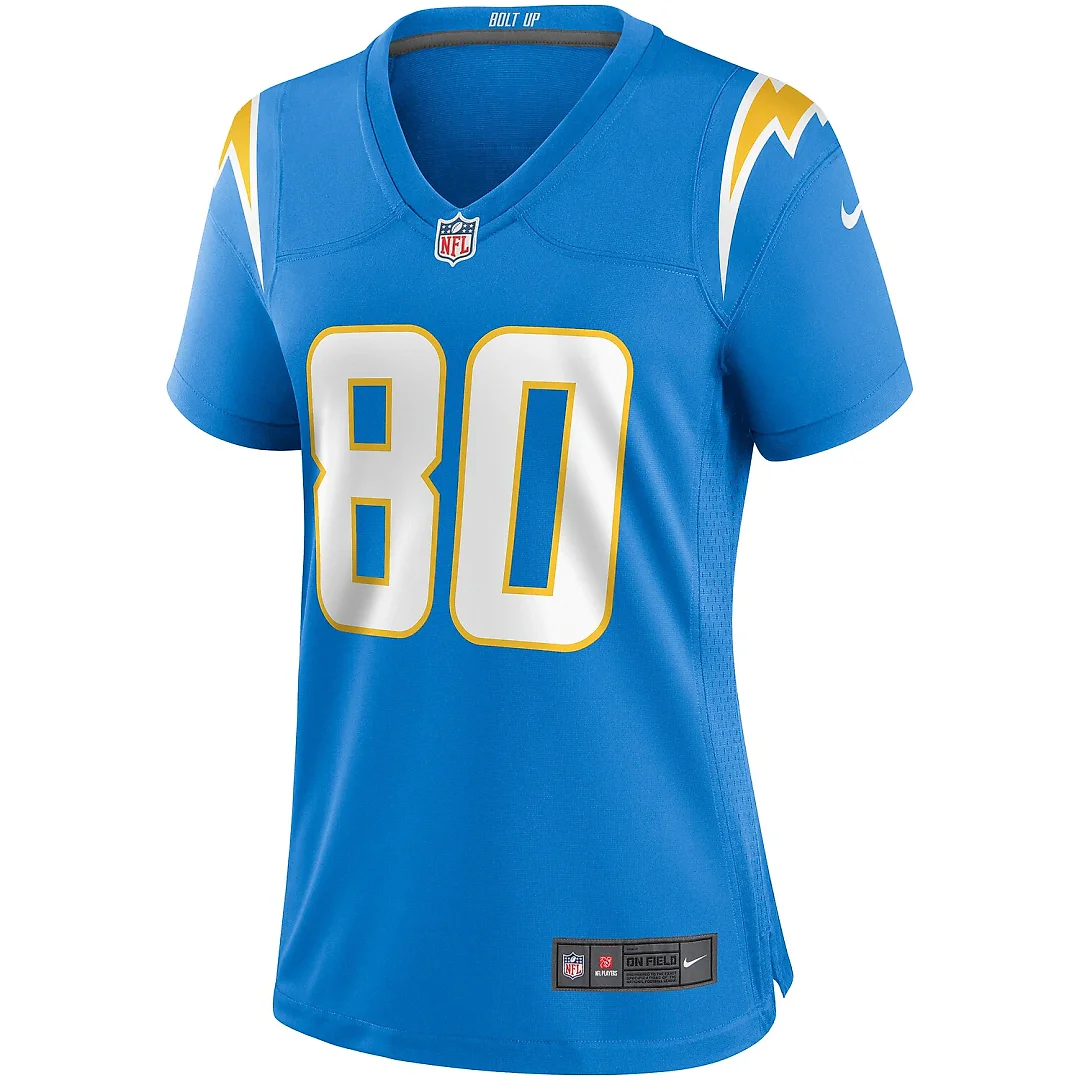 Zennovawear Kellen Winslow Los Angeles Chargers Women's Game Retired Player Jersey - Powder Blue
