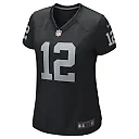 Zennovawear Ken Stabler Las Vegas Raiders Women's Game Retired Player Jersey - Black