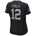 Zennovawear Ken Stabler Las Vegas Raiders Women's Game Retired Player Jersey - Black