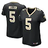 Zennovawear Kendre Miller New Orleans Saints Women's Team Game Jersey - Black