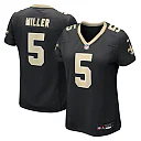 Zennovawear Kendre Miller New Orleans Saints Women's Team Game Jersey - Black