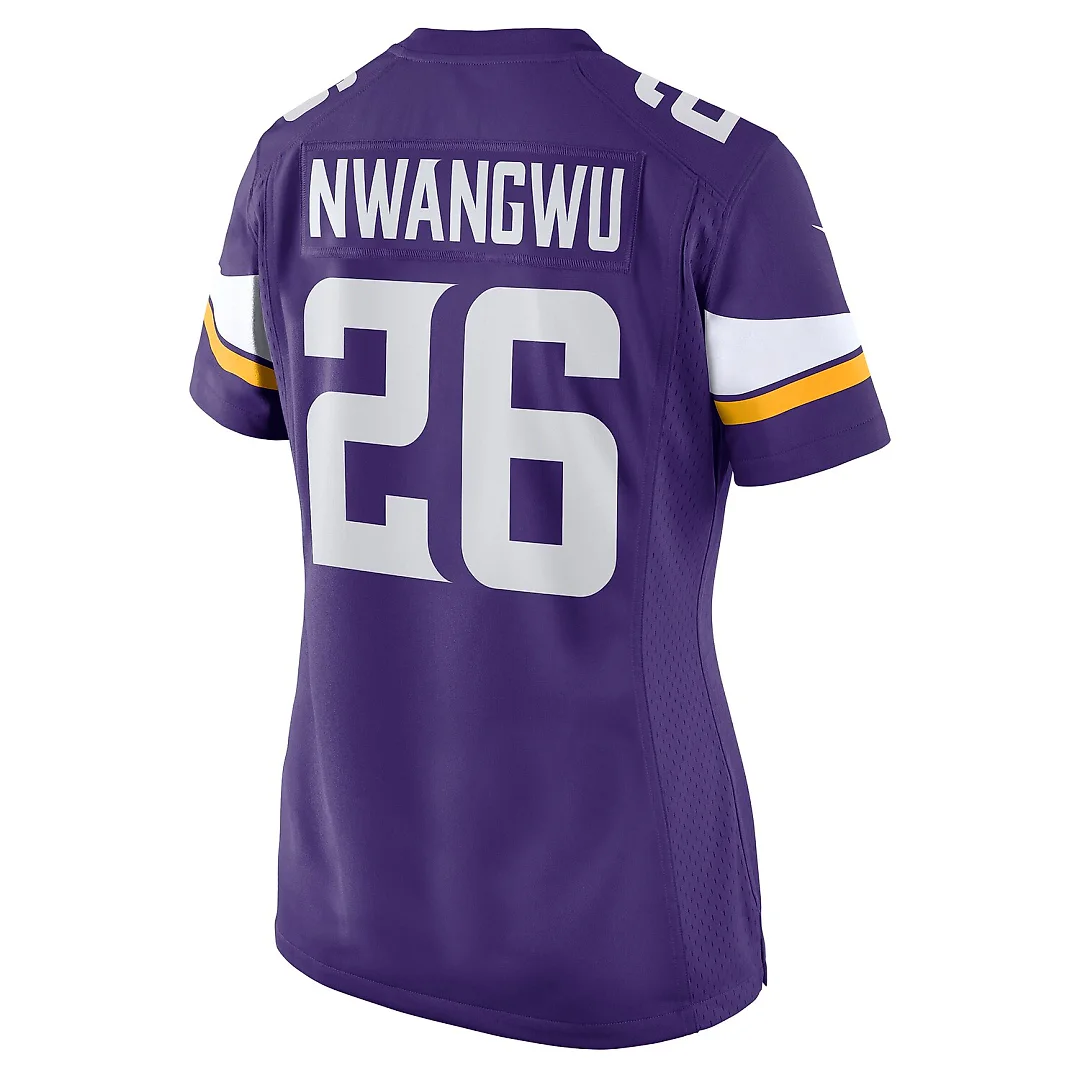 Zennovawear Kene Nwangwu Minnesota Vikings Women's Game Jersey - Purple