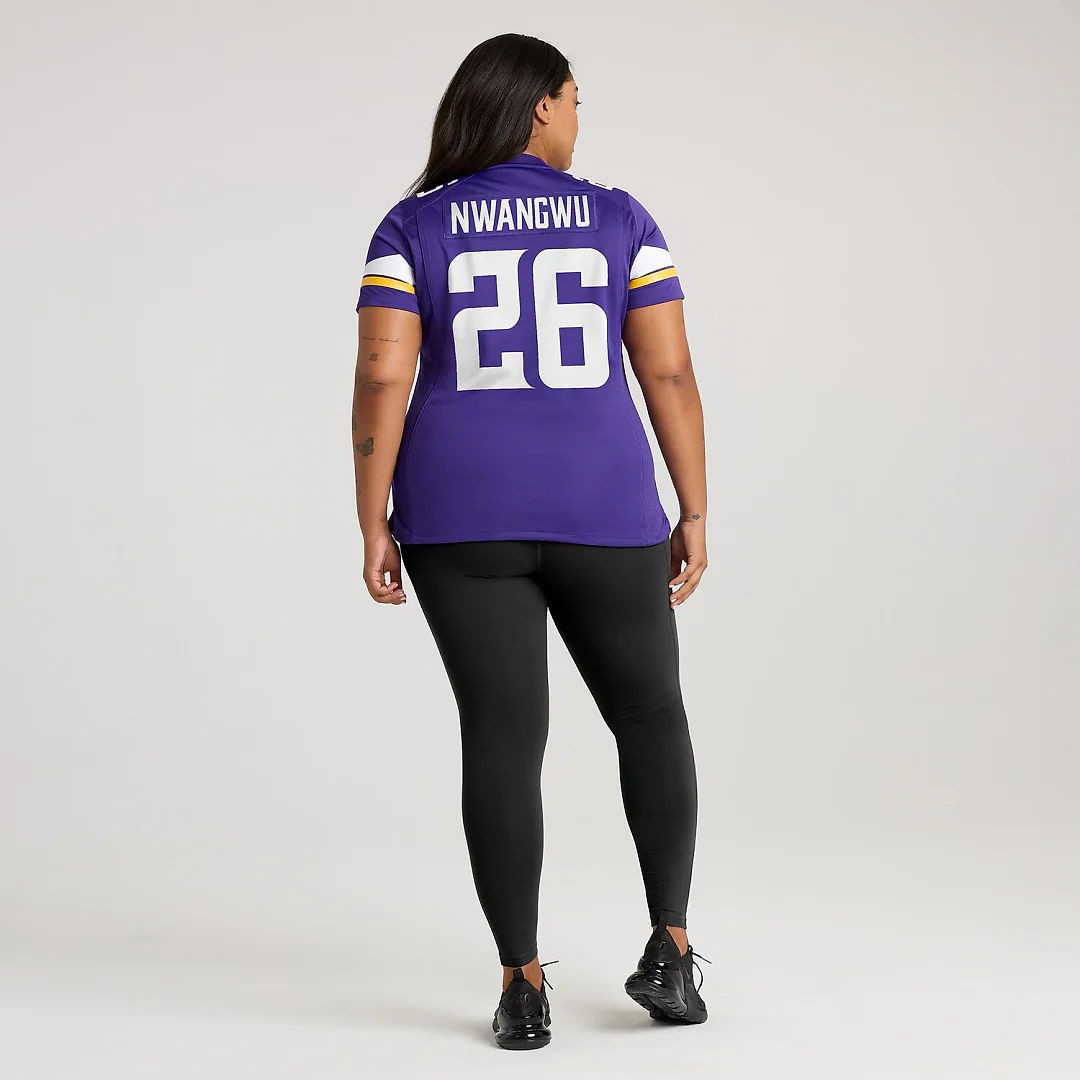 Zennovawear Kene Nwangwu Minnesota Vikings Women's Game Jersey - Purple