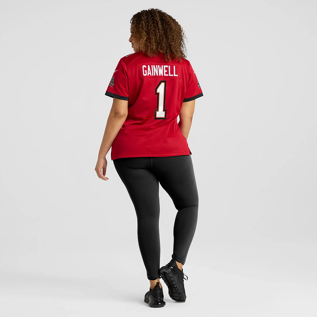 Zennovawear Kenneth Gainwell Tampa Bay Buccaneers Women's Team Game Jersey - Red