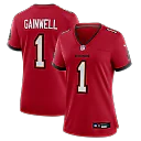 Zennovawear Kenneth Gainwell Tampa Bay Buccaneers Women's Team Game Jersey - Red