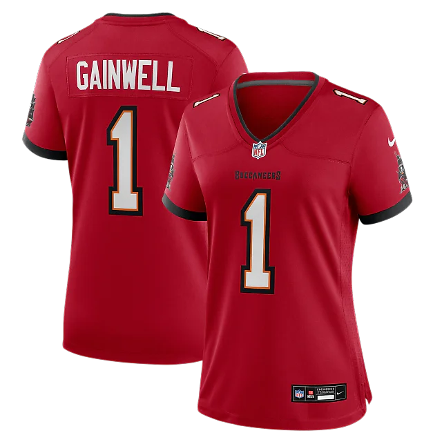 Zennovawear Kenneth Gainwell Tampa Bay Buccaneers Women's Team Game Jersey - Red