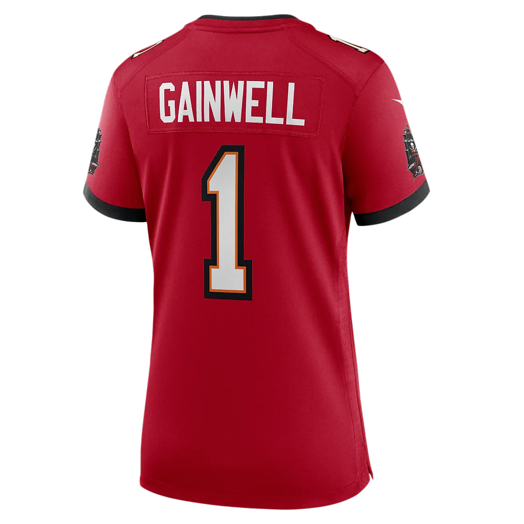 Zennovawear Kenneth Gainwell Tampa Bay Buccaneers Women's Team Game Jersey - Red