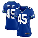 Zennovawear Kenny Easley Seattle Seahawks Women's Throwback Retired Player Game Jersey - Royal
