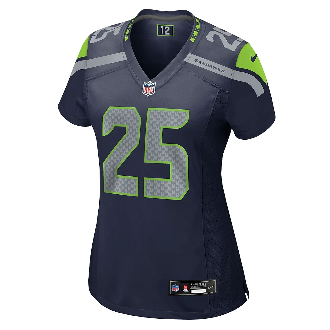 Zennovawear Kenny McIntosh Seattle Seahawks Women's Team Game Jersey - College Navy